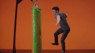 Kids Choice Awards 2015 Host Nick Jonas BTS [upl. by Yort]