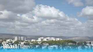 LIVE View of the western side of Israels border with Lebanon [upl. by Dearr74]