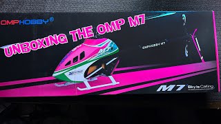 Unboxing the OMP M7 700 class Radio Control Helicopter [upl. by Cath]