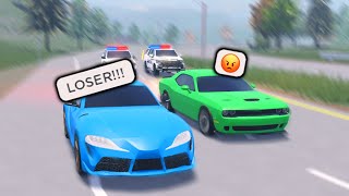 HE LOST THE STREET RACE WHAT HE DID NEXT WILL SHOCK YOU Roblox [upl. by Eelirak31]