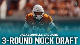 Jaguars 3 Round Mock Draft [upl. by Sonya]