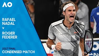 Roger Federer v Rafael Nadal Condensed Match  Australian Open 2017 Final [upl. by Selmner]