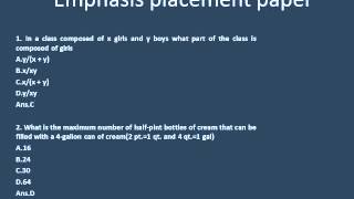 Mphasis Placement Paper [upl. by Seyler]