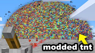 I Exploded 16535627 MODDED TNT in Minecraft [upl. by Acie]