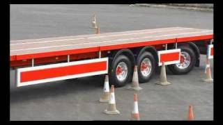 Longer Semi Trailer  Only Longer Trailer in UK undertaking LEGAL road trials under VSO [upl. by Ecyle]