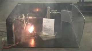 HFO1234yf flammability test  600 Celsius [upl. by Selokcin]