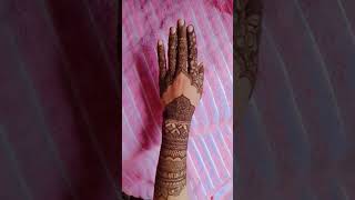 Back side mehndi design [upl. by Katusha]