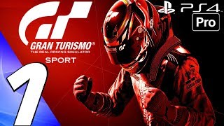 GRAN TURISMO SPORT Gameplay Walkthrough Part 1  Driving School Gold Full Game 4K PS4 Pro [upl. by Leggat]