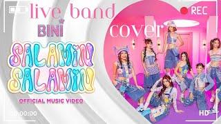 BINI  Salamin Salamin  Live Band Cover [upl. by Elston]