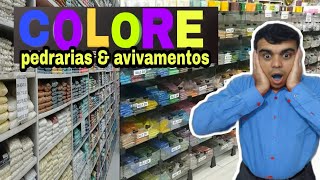 LOJA COLORE na 25 de março pedrarias para artesanatos e bijuterias atacado e varejo [upl. by Anomar]