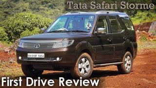 2015 Tata Safari Storme  Review of Features  CarDekhocom [upl. by Gney]