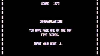 Arcade Bomber Scramble for TRS80 demonstrated [upl. by Ynafetse]