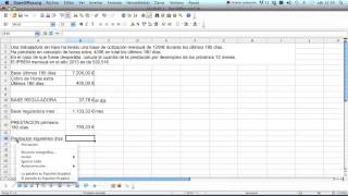 Ejercicio para Calcular Cuanto se Cobra de Paro Calculo de prestación por desempleo 1 [upl. by Ahsram459]