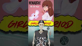 Girls First Period🩸 Menarche  3D Animation periods menarche [upl. by Jamieson]