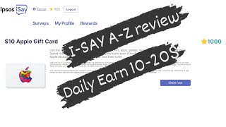 IPSOS ISAY DAILY EARN 1020 ACCOUNT CREATE REVIEW AND WITHDRAWHOW TO WORK IPSOS 2023 [upl. by Hertha263]