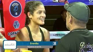 Boxeo mexicano Gabriela Fundora Vs Tania Garcia Campeonato Juvenil WBC 2023 [upl. by Vance580]