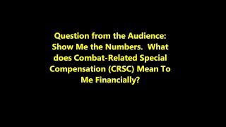 Episode 0085  Question From the Audience What Does CRSC Mean to Me [upl. by Ppik]