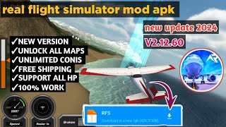 Real Flight Simulator Mod Apk V21260 Unlock All Maps And Free Shipping skgaming87 [upl. by Ainerbas15]