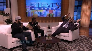 Surprise Ice Cube amp Kevin Hart in disguise  STEVE HARVEY [upl. by Arette]