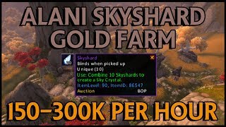 WoW BFA 81 Gold Guide  Skyshard Group Farm  50100k ph [upl. by Binnings]