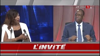 TourRTS  le président de la république Macky Sall était l’invité du journal télévisé de 20h [upl. by Wood539]