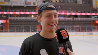 quotFarsan var nöjd med måletquot  Samuel Johannesson efter 62segern mot HV71 [upl. by Jehias323]