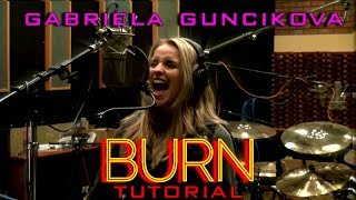 Vocal Tutorial  Gabriela Gunčíková  How To Sing Glenn Hughes  Deep Purple  Burn  Ken Tamplin [upl. by Laing579]