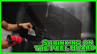 How to Heat ShrinkSnap Shrink Window Tint on a Peel board in 2023 [upl. by Glennie]