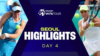 Raducanu Kasatkina amp Haddad Maia feature on Day 4 at Seoul 2024  WTA Match Highlights [upl. by Lucilla]