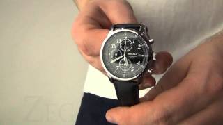 Zegarek Seiko Chronograph SNDC33P1  Zegarowniapl [upl. by Marcus921]