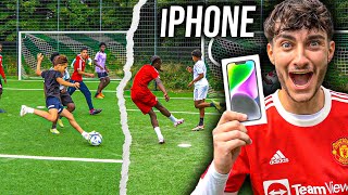 EPISCHE WM FUßBALL CHALLENGE vs ABONNENTEN um iPHONE 14 [upl. by Annaeoj828]