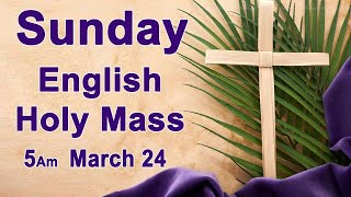 Catholic Mass Today I Daily Holy Mass I Sunday March 24 2024 I English Holy Mass I Palm Sunday [upl. by Bradshaw426]