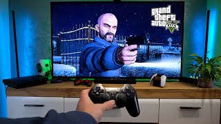 GTA 5 Story Mode  PS3 Slim POV Gameplay Test Performance Impression [upl. by Kermit]