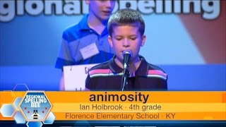 Scripps Regional Spelling Bee  KentuckyIndiana [upl. by Persis]