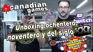 Canadian Games  Valencia Unboxing ochentero noventero y del siglo XXI 2024 [upl. by Ataynik]