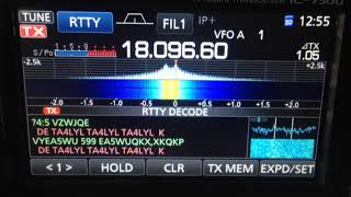 Icom IC7300 RTTY [upl. by Niwdla]