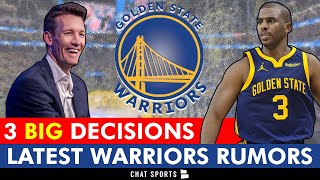 3 BIG Warriors Rumors On Chris Paul Returning Kevon Looney Getting Released amp Gary Payton Future [upl. by Immak]