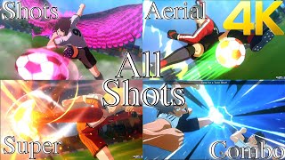 Captain Tsubasa RONC PS5  All Shots  Super Shots  Combo  Aerial  Rise of New Champions [upl. by Jt]