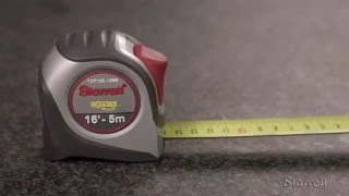 Starrett Exact Plus English Metric Measuring Tape [upl. by Ivz]