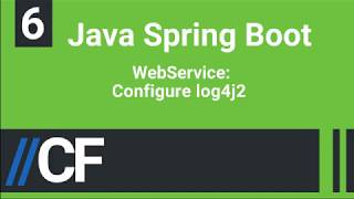 Java Spring Boot  Web Service 6 Log4j2 Properties Configuration Example  Logging to File [upl. by Rednasela]