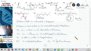 TEMA 1 ALCANOS  EJERCICIO 12 parte 2 NOMBRAR LOS SIGUIENTES ALCANOS CICLOALCANOS Y BICICLOS [upl. by Loesceke213]