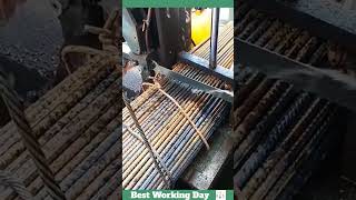 Best working day 1360 The process of sawing rebar with a machine [upl. by Kare]