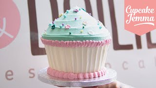 Giant Cupcake Masterclass HowTo  Cupcake Jemma [upl. by Anertac541]