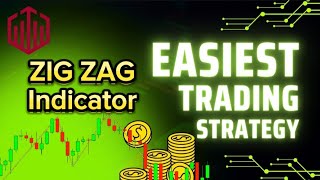 Simple strategy  Zig Zag indicator  QUOTEX [upl. by Ynez686]