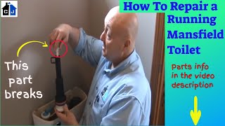 How to Fix a Running Mansfield Toilet [upl. by Aicenaj]