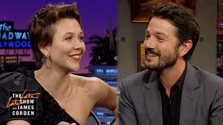 Maggie Gyllenhaal Doesnt Remember Diego Lunas Kiss [upl. by Ennej]