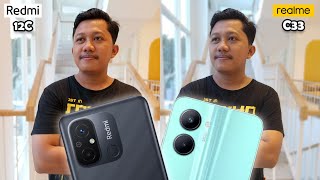 Adu Kamera realme C33 vs Redmi 12C 1 Jutaan mana yang lebih baik [upl. by Ahsert925]