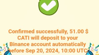কিভাবে বাইনেন্সে নিবো  Catizen airdrop  token withdraw  কিভাবে ক্লেইম করবো  binance deposit [upl. by Linis]
