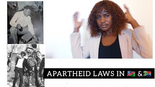 APARTHEID LAWS IN NAMIBIA amp RSA NAMIBIAN HISTORY apartheid roadto2k namibia southafrica [upl. by Berriman96]