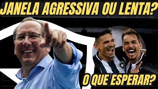 JANELA DO BOTAFOGO ESTÁ AGRESSIVA OU LENTA  O QUE ESPERAR DE TIQUINHO E EDUARDO NESTA TEMPORADA [upl. by Gower]